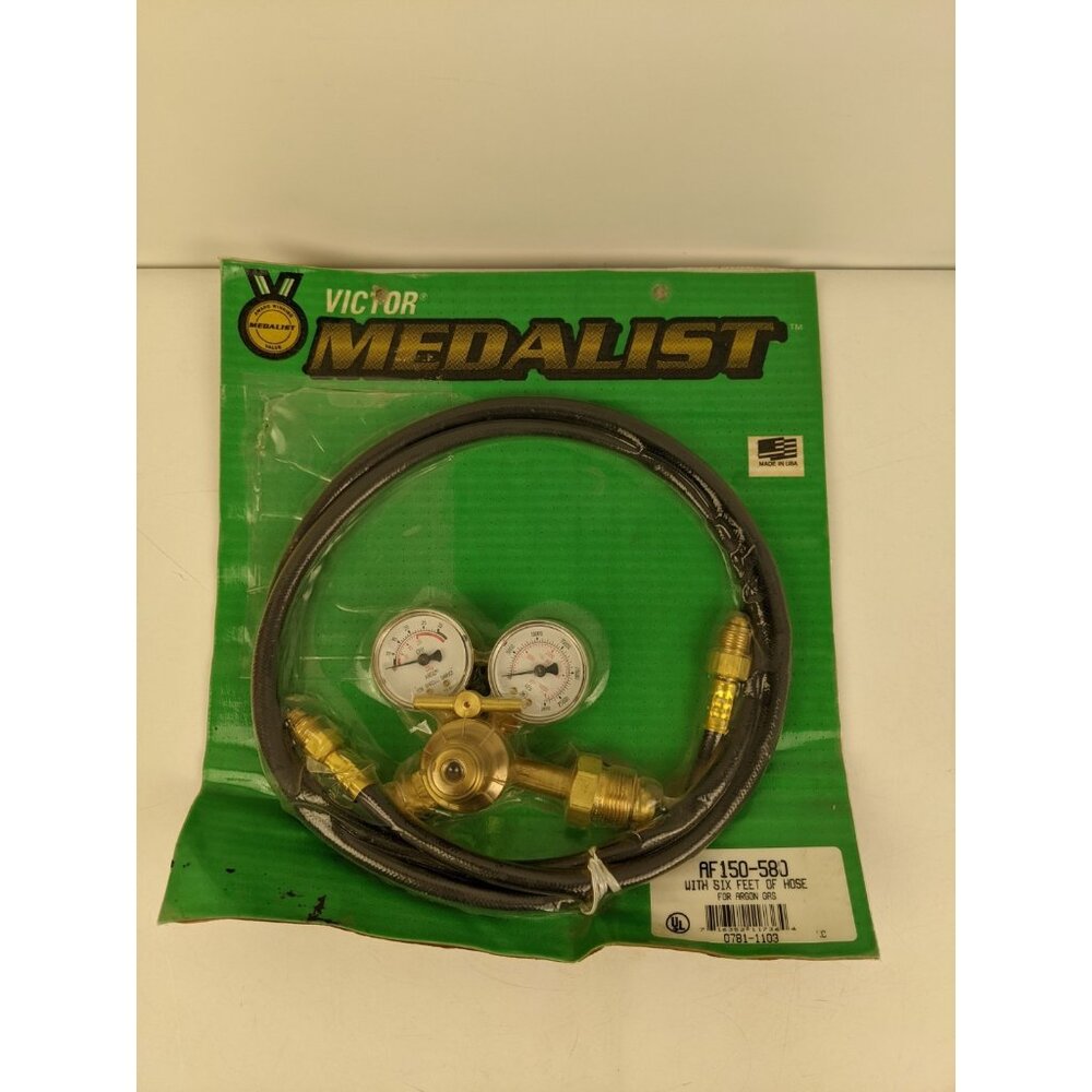 VICTOR MEDALIST AF150-580 REG / FLOWMETER W/ HOSE NEW SEALED